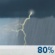 This Afternoon: Showers and thunderstorms after 5pm. Mostly cloudy, with a high near 71. Northeast wind 5 to 10 mph. Chance of precipitation is 80%. This Afternoon: Showers And Thunderstorms